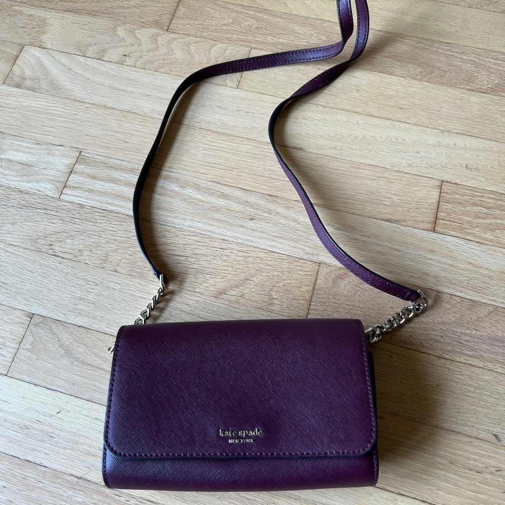 Kate Spade cross body clutch